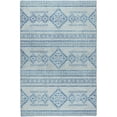 thumbnail image 2 of Addison Rugs Dream Shag Premium Machine Washable Transitional Tribal, Diamond Blue Rectangle Rug, 5' x 7'6", 2 of 8