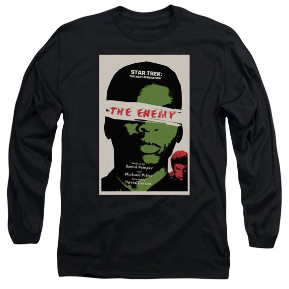 Star Trek - Tng Season 3 Episode 7 - Long Sleeve Shirt - XXX-Large