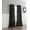 Black, variant on Dainty Home Single Light Filtering Grommet Curtain Panel, Crushed Taffeta, 54"x84"