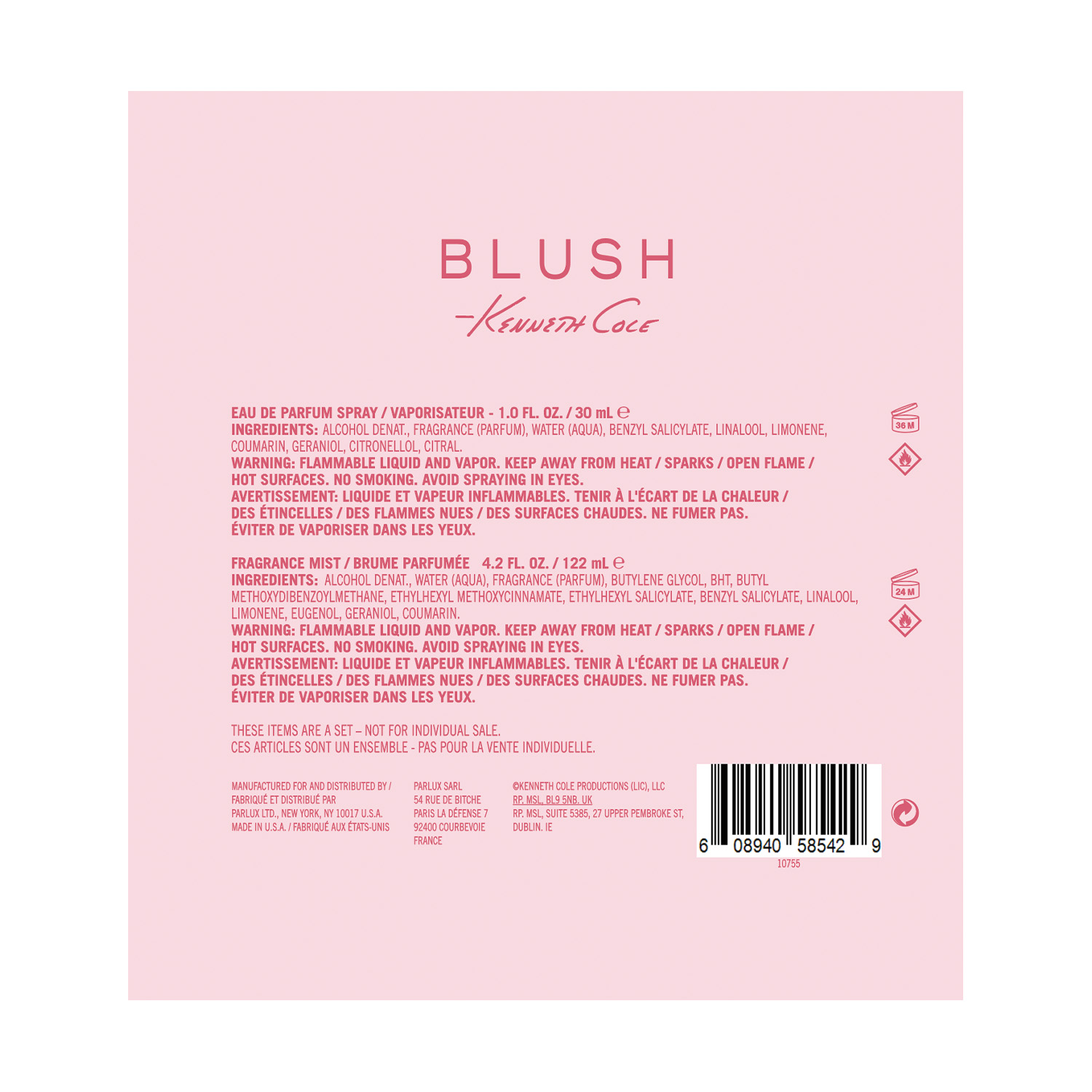 Kenneth Cole Blush Perfume Gift Set, 1 oz photo 4