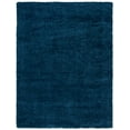 thumbnail image 3 of SAFAVIEH Fontana Jamie Solid Plush Shag Area Rug, Blue, 8' x 10', 3 of 9