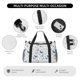 thumbnail image 4 of Fotbe Butterfly Bolsa de Viaje con Estampado, Bolsa de Fin de Semana para Mujer con Compartimento para Zapatos, Bolsa de Gimnasio con Bolsillo Húmedo, 4 of 7