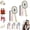 Beige*2, variant on Electric Steam Brush for Hair, Electric Spray Air Cushion Comb for Women, Rechargeable Water Spray Hair Brush, Detangling & Anti-Static Hair Brush, Reduce Frizz, Smooth & Nourish