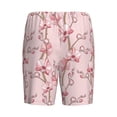 thumbnail image 7 of Daiia Orchids Flowers Mens Woven Stretch Pajama Short,Short Pajama Pants-X-Large, 7 of 7