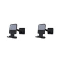 thumbnail image 3 of crativent Phone Holder Wall Self Adhesive Adjustable Cellphone Stand Organizer 90 Degree Rotation Retractable Rack Bathroom Black 2Set, 3 of 6