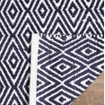 thumbnail image 4 of SAFAVIEH Boston Victoria Geometric Cotton Area Rug, Navy, 3' x 5', 4 of 8