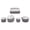 Gray, variant on 5 PCS China Storage Containers, Cutlery Storage Bag Set, Moving Boxes for Dinnerware, Glasses, Plates