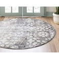 thumbnail image 2 of Unique Loom 3147079 Tapis Rond Larvotto Sofia 7 x 7 Pi., Gris, 2 of 5
