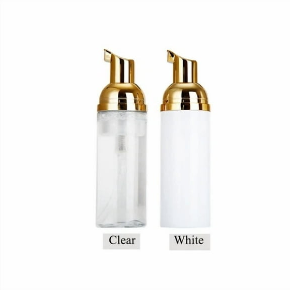 1.7 Oz /50Ml Travel Mini Foaming Clear Soap Dispensers Pump Bottle Refillable