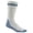 Grey/Denim Medium, variant on Carolina Ultimate Work Crew Socks 2 Pair, Grey, Men's 12-15 Shoe
