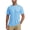 Blue, variant on Mens Shirt Short Sleeve Upf50+ Sun Casual Comfortable Breathable Summer Basic Tee Home Outdoor Activities Tops
