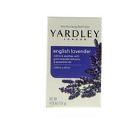 Yardley London Moisturizing Bars, English Lavender With Essential Oils, 4oz bars, 4 ea (Pack of 4)