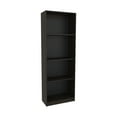 thumbnail image 5 of Nmkwnr 4 Shelves Wood Bookshelf Bookcase for Living Room, Office, Dark Brown, 5 of 5