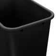 thumbnail image 4 of Trash Can, Rectangular Commercial Office Wastebasket, 10 Gallon (Pack Of 1), Black, 4 of 6