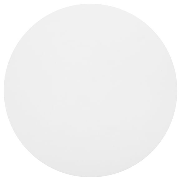 Round Acrylic Ceiling Light With Flat Panel Design For Bedroom Led Flush Mount Fixture With Plastic Lampshade White