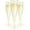Gold Glitter 24 Count (Pack of 1), variant on 200 Disposable Champagne Flutes Gold Glitter Glasses - 6 Oz Plastic Champagne Cups for Parties, Wedding Toasts, Mimosa Bar, and New Year’s Eve - Elegant Bulk Gold Plastic Wine Flutes