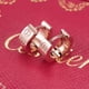 thumbnail image 3 of 2022 nuevo Alta Calidad C Hebilla Oreja clip Titanio Chapado En Acero De 18 Quilates Oro Rosa Pendientes Hombres Y Mujeres Hipoalergénico, 3 of 4