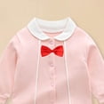 thumbnail image 6 of Newborn Baby Girl Clothes Cotton Bubble Romper Preemie Newborn Baby Girl Summer Outfit Long Sleeves Ruffle Smocked Tulle Romper Dress Jumpsuit Clothes,ruffle smocked romper 2-6 Months, 6 of 6