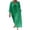 #349-Green, variant on AUNVITO Women's Casual Solid V-Neck Button Long Sleeve Dress with Pockets Lightweight Spring Summer