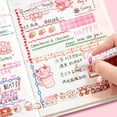 thumbnail image 2 of 6PCS Curves Highlighters Multifunctional Pens For Journaling Handmade Cards Leak Proof Vibranted Color Selection, 2 of 8