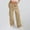 Beige, variant on Abomasnow Women's Cargo Sweatpants Fleece High Waisted Wide Leg Athletic Pants Casual Baggy Sweat Pants with Pockets