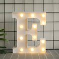 thumbnail image 1 of LED Marquee Letter Lights Sign, Light Up Alphabet Letter for Home Party Wedding Decoration(E）, 1 of 8
