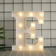thumbnail image 5 of LED Letter Lights Sign, Light Up Alphabet Letter for Home Party Wedding Decoration E, 5 of 5