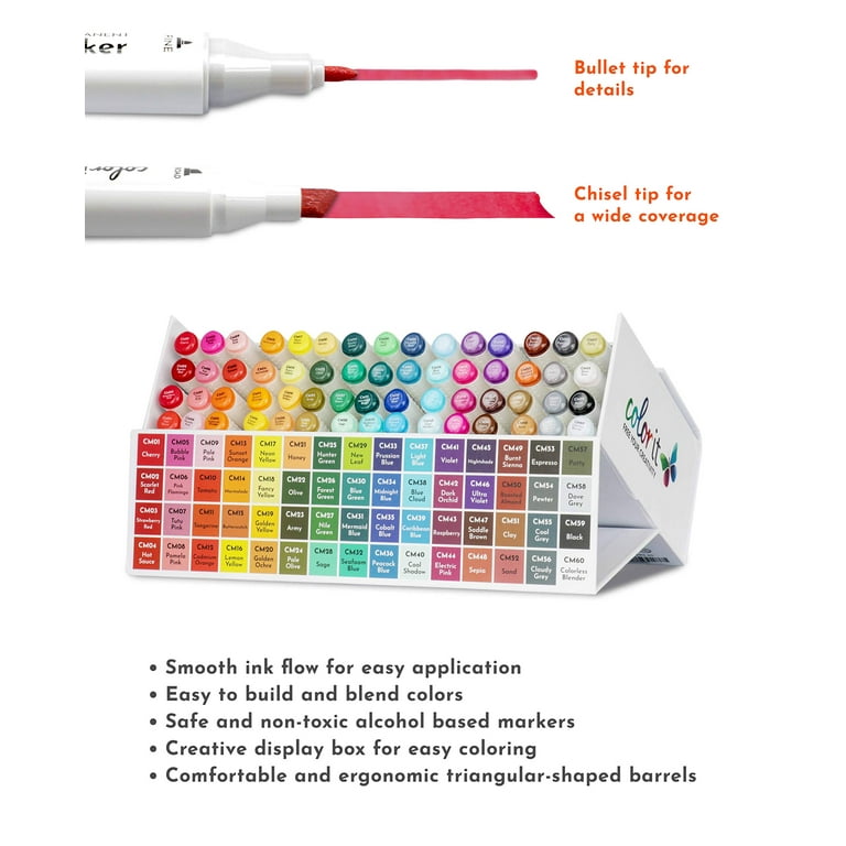 ColorIt Premium Dual Tip Markers