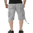 thumbnail image 4 of Button-Zipper Closure Cargo Shorts for Men with Pockets, 4 of 6