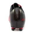 thumbnail image 4 of zephz Men's Wide Traxx Soccer Cleat Black/Space Cherry,, Sizes 6.5EE to 13EE, 4 of 5
