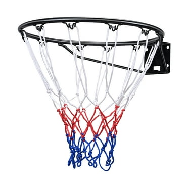 SKYSHALO Basketball Rim Replacement Outdoor Heavy Duty Hanging Flex Basketball Hoop Net for Wall Mounted Basketball Hoop