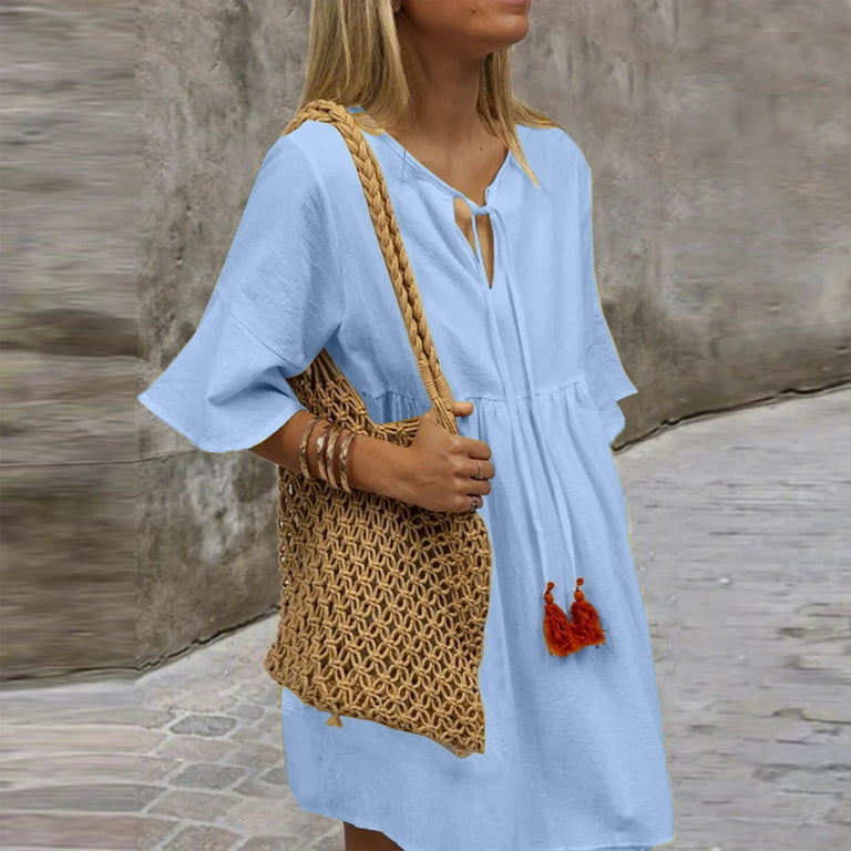 Linen short deals frocks
