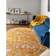 thumbnail image 3 of Rugs.com Aurelia Collection Rug – 5' x 8' Oval Orange Medium-Pile Rug Perfect For Living Rooms, Large Dining Rooms, Open Floorplans, 3 of 4
