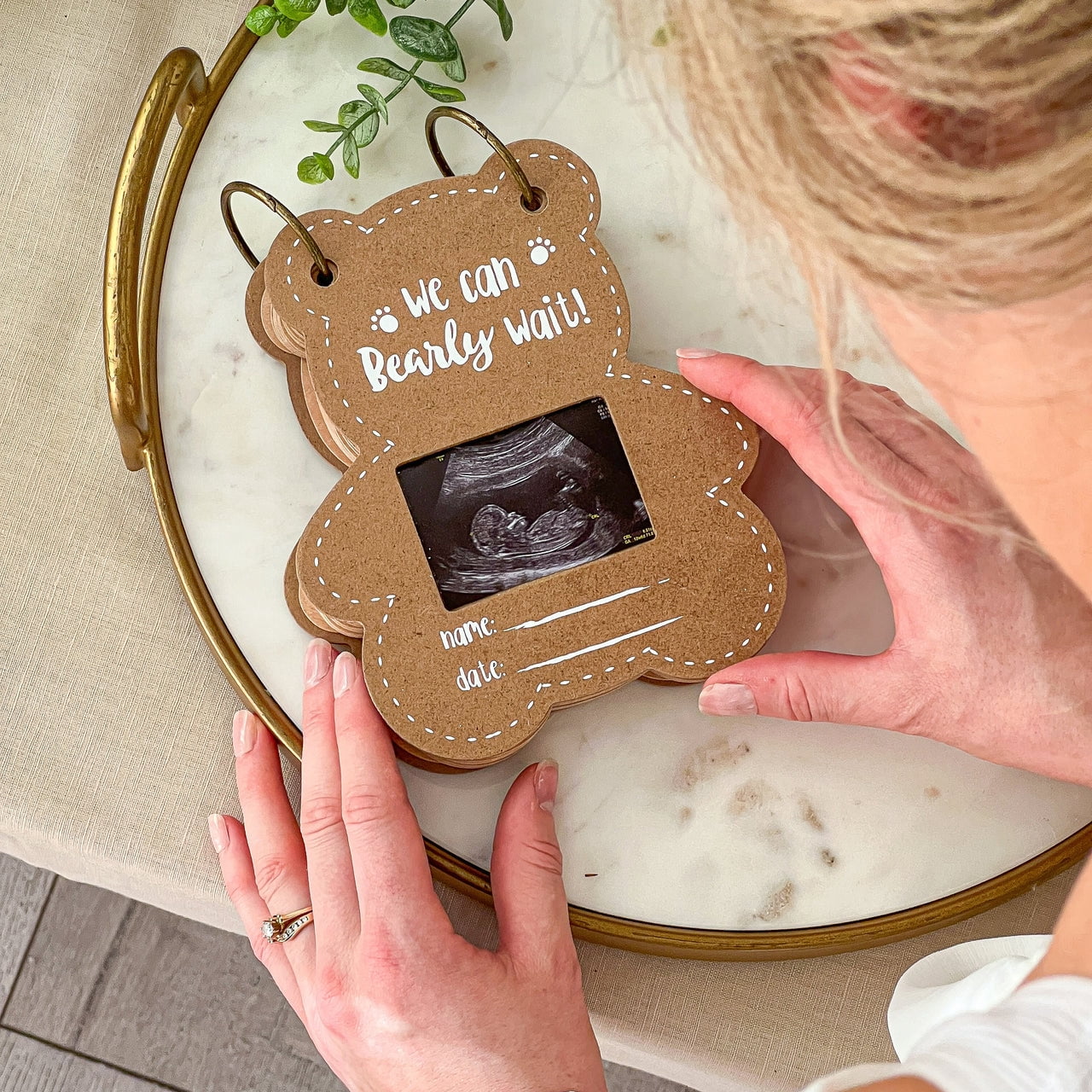 Teddy Bear Baby Prediction Card Book Keepsake, By Kate Aspen Advice Cards, Best Wishes, Boho Baby Shower Decoration, Gender Neutral Baby Shower Game & Party Activity