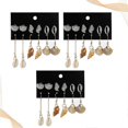 thumbnail image 1 of Dangler Earrings 12 Pairs Assorted Color Conch Jewelry For Lady Girl Party Holiday Birthday Anniversary Casual Look, 1 of 4