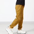 thumbnail image 4 of ZACPNCV Cargo Sweatpants for Boys Kids Cotton Elastic Waist Joggers Running Sweat Pants with Toddler Pant Khaki 8-9 Years, 4 of 5