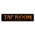 thumbnail image 2 of Tap Room Established Novelty Sign, Metal Wall Decor - 4x18 inches, 2 of 4