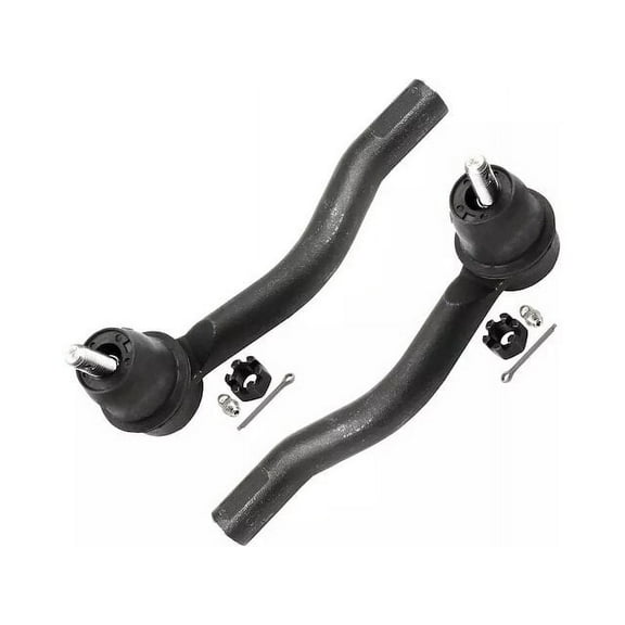 Front Outer Tie Rod Set - Compatible with 2014 - 2019 Nissan Versa Note 2015 2016 2017 2018