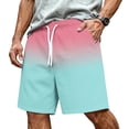 thumbnail image 3 of BRANROY Mens Athletic Shorts for Summer - Solid Color Drawstring Elastic Waist Loose Fit Gym Shorts, Running Shorts for Men and Mens Gym Shorts for Workout,White,M, 3 of 6