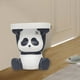 thumbnail image 5 of Reposapiés redondo con asiento antideslizante de resina con forma de animal, otomana decorativa para habitación infantil Panda, 5 of 7