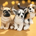 thumbnail image 5 of nTRIUQJ Lifelike Toy Dog Realistic Stuffed Animal Soft Cuddly Puppy Doll for Kids F, 5 of 5
