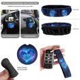 thumbnail image 6 of KUIFORTI Cute Dolphin Car Seat Covers Wear-Resistant 15 Pieces Car Accessories Full Set for Women Men Elastic Fabrics Washable Easy to Install Suitable for Cars, SUV and Truck, 6 of 7