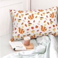 thumbnail image 4 of Salouo Squirrel InThe Forest3 Pattern Pillow Cases,1PC Pillow Covers with Envelope Closure Decorative Pillow Case for Bed Couch,Pillows Not Included-14"x20", 4 of 6