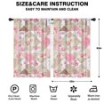 thumbnail image 2 of Blackout Kids Curtains,Pioneer Flower Floral Print Pattern Childrens Insulated Curtains Set Of 2,Bedroom Essentials,Toddler Room Decor 42"x63", 2 of 5