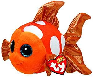 NEW MWMT TY Beanie Boos 6 inch Glitter Eyes SAMI the Orange Fish 