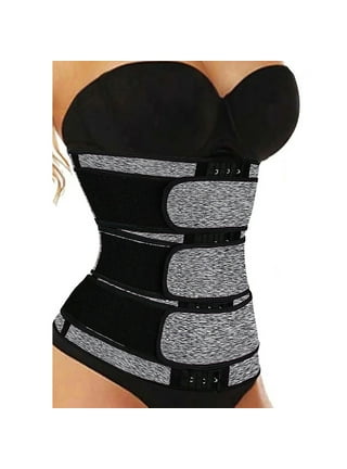 CHGBMOK Waist Trainer for Women Weight Loss Slimming Corsets Body Shaper  Tummy Control Perspiration Plus Size Shapewear, Waist Trainer with Hooks  And Zipper Waist Trainers for Women Belly Fat at  Women's