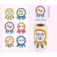 thumbnail image 2 of czcpp-Large Stickers for Kids Reward, 2 Rolls Incentive Teacher Award Ribbon Stickers with 6 Badge Designs Teacher Supplies for Classroom Motivational Tags for Students, Badge Stickers, 2 of 4