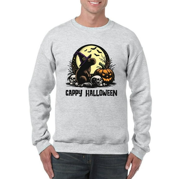 Cappy Halloween Graphic Graphic - Men's Sweatshirt