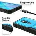 thumbnail image 4 of ExoGuard For Moto G Play 2021 Case, Phone Case with Screen Protector and Kickstand (Blue), 4 of 7