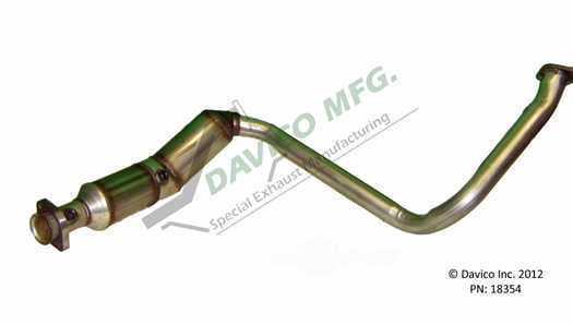 Davico Mfg Catalytic Converter P/N:18354 Fits select: 2006-2009 LAND ROVER RANGE ROVER SPORT, 2007-2009 LAND ROVER LR3